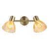Globo lighting Zachery ceiling light brass, 2-light sources