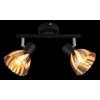 Globo lighting Zachery ceiling light black, 2-light sources