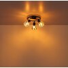 Globo lighting Zachery ceiling light black, 3-light sources