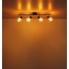 Globo lighting Zachery ceiling light black, 4-light sources