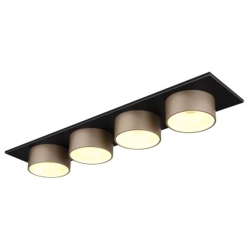 Globo lighting Raymond ceiling light LED anthracite, black, 1-light source