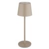 Globo lighting Vancouver table lamp LED sand-coloured, 1-light source