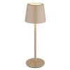 Globo lighting Vancouver table lamp LED sand-coloured, 1-light source