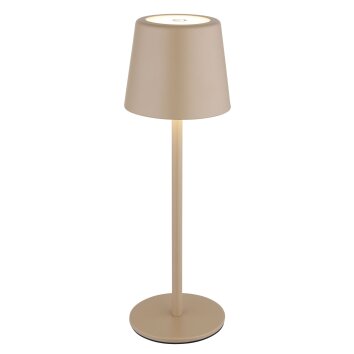 Globo lighting Vancouver table lamp LED sand-coloured, 1-light source