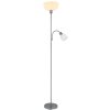 Globo lighting Hinton floor lamp silver, 1-light source