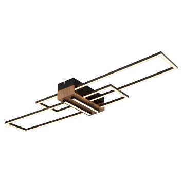Globo lighting Dakari ceiling light LED Ecru, black, 1-light source