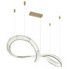 Globo lighting Neil hanging light LED gold, 1-light source, Remote control