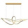 Globo lighting Iduna hanging light LED gold, 1-light source, Remote control
