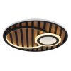 Globo lighting Woody ceiling light LED Ecru, black, 1-light source