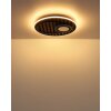 Globo lighting Woody ceiling light LED Ecru, black, 1-light source