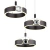 Globo lighting Hendricks hanging light LED bronze, 1-light source