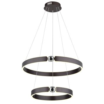 Globo lighting Hendricks hanging light LED bronze, 1-light source