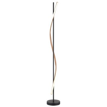 Globo lighting Watkins floor lamp LED black, 1-light source