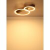 Globo lighting Dakari ceiling light LED black, 1-light source