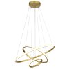 Globo lighting Corine hanging light LED gold, 1-light source