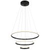 Globo lighting Corine hanging light LED black, 1-light source
