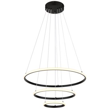 Globo lighting Corine hanging light LED black, 1-light source