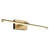 Globo lighting Jaime wall light LED brass, 1-light source, Remote control