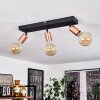 Tulla Ceiling Light copper, black, 3-light sources
