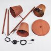Lungre Floor Lamp rust-coloured, 3-light sources