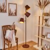 Lungre Floor Lamp rust-coloured, 3-light sources