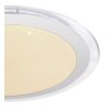 Globo NICOLE II Ceiling Light transparent, clear, white, 1-light source