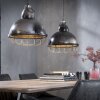SPORDONK Pendant Light brushed steel, 2-light sources