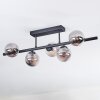 Chehalis ceiling light, globe light Smoke-coloured, 5-light sources