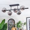 Chehalis ceiling light, globe light Smoke-coloured, 5-light sources