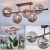 Chehalis ceiling light, globe light Smoke-coloured, 5-light sources