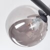 Chehalis ceiling light, globe light Smoke-coloured, 5-light sources