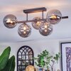 Chehalis ceiling light, globe light Smoke-coloured, 5-light sources