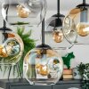 Ripoll ceiling light, globe light Amber, clear, Smoke-coloured, 5-light sources