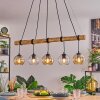 Koyoto hanging light, globe light, pendant light Ecru, black, 5-light sources