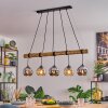 Koyoto hanging light, globe light, pendant light Ecru, black, 5-light sources