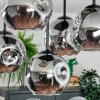 Ripoll ceiling light, globe light Smoke-coloured, 5-light sources