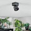 Narel ceiling light, ceiling spotlight LED black, 1-light source