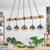 Koyoto hanging light, globe light, pendant light Ecru, black, 5-light sources