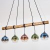 Koyoto hanging light, globe light, pendant light Ecru, black, 5-light sources