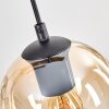 Koyoto hanging light, globe light, pendant light Ecru, black, 5-light sources