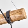 Koyoto hanging light, globe light, pendant light Ecru, black, 5-light sources