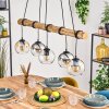 Koyoto hanging light, globe light, pendant light Ecru, black, 5-light sources