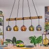 Koyoto hanging light, globe light, pendant light Ecru, black, 5-light sources