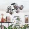 Ripoll ceiling light, globe light Smoke-coloured, 8-light sources