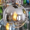 Koyoto hanging light, globe light, pendant light Amber, blue, green, clear, Smoke-coloured, 6-light sources
