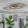 Brilo ceiling light LED black, 1-light source