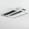 Olian ceiling light LED black, silver, 1-light source