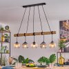 Koyoto hanging light, globe light, pendant light Ecru, black, 5-light sources