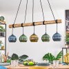 Koyoto hanging light, globe light, pendant light Ecru, black, 5-light sources