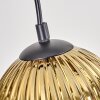 Koyoto hanging light, globe light, pendant light Ecru, black, 5-light sources